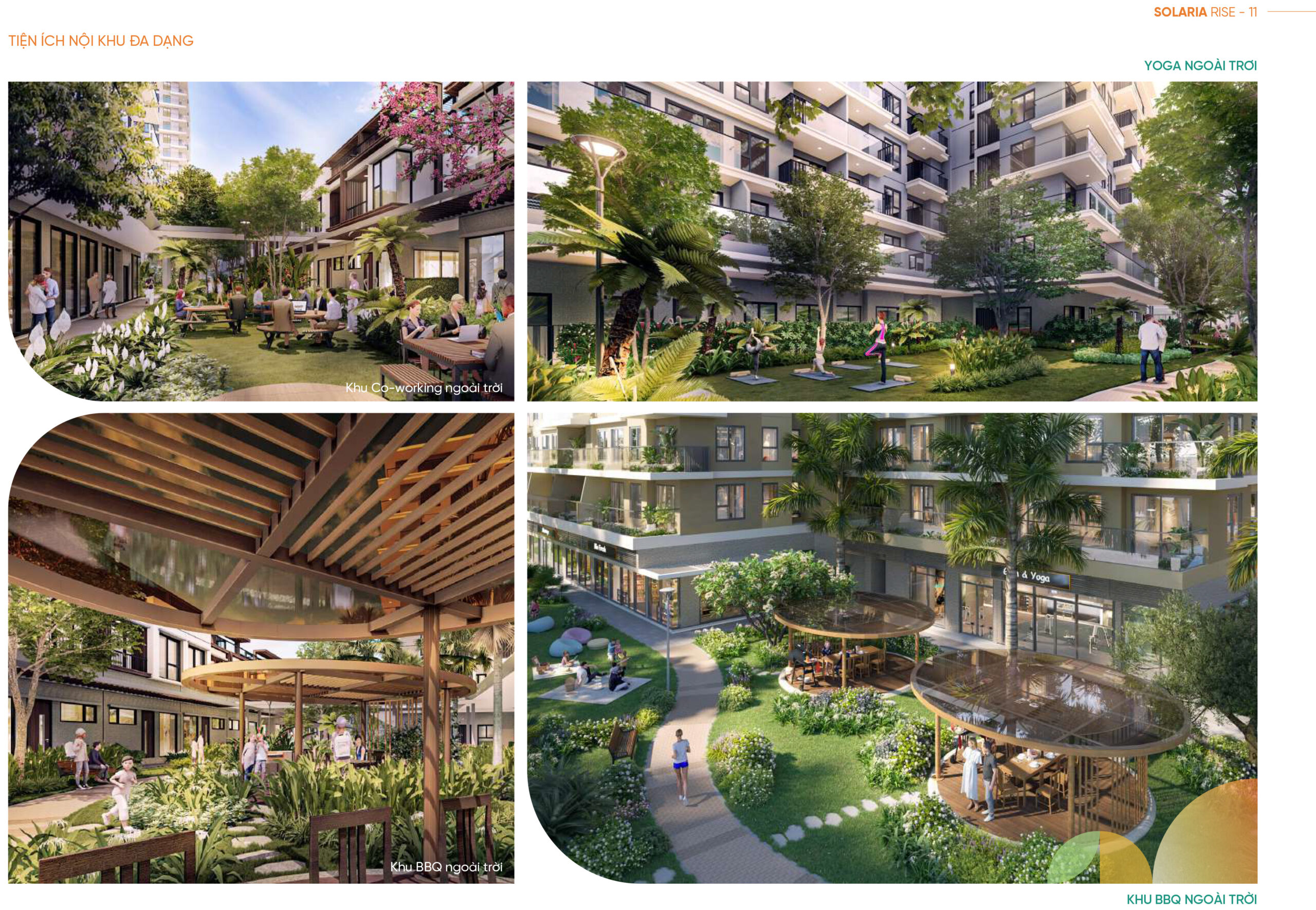 Phối cảnh - tiện ích Solaria Rise