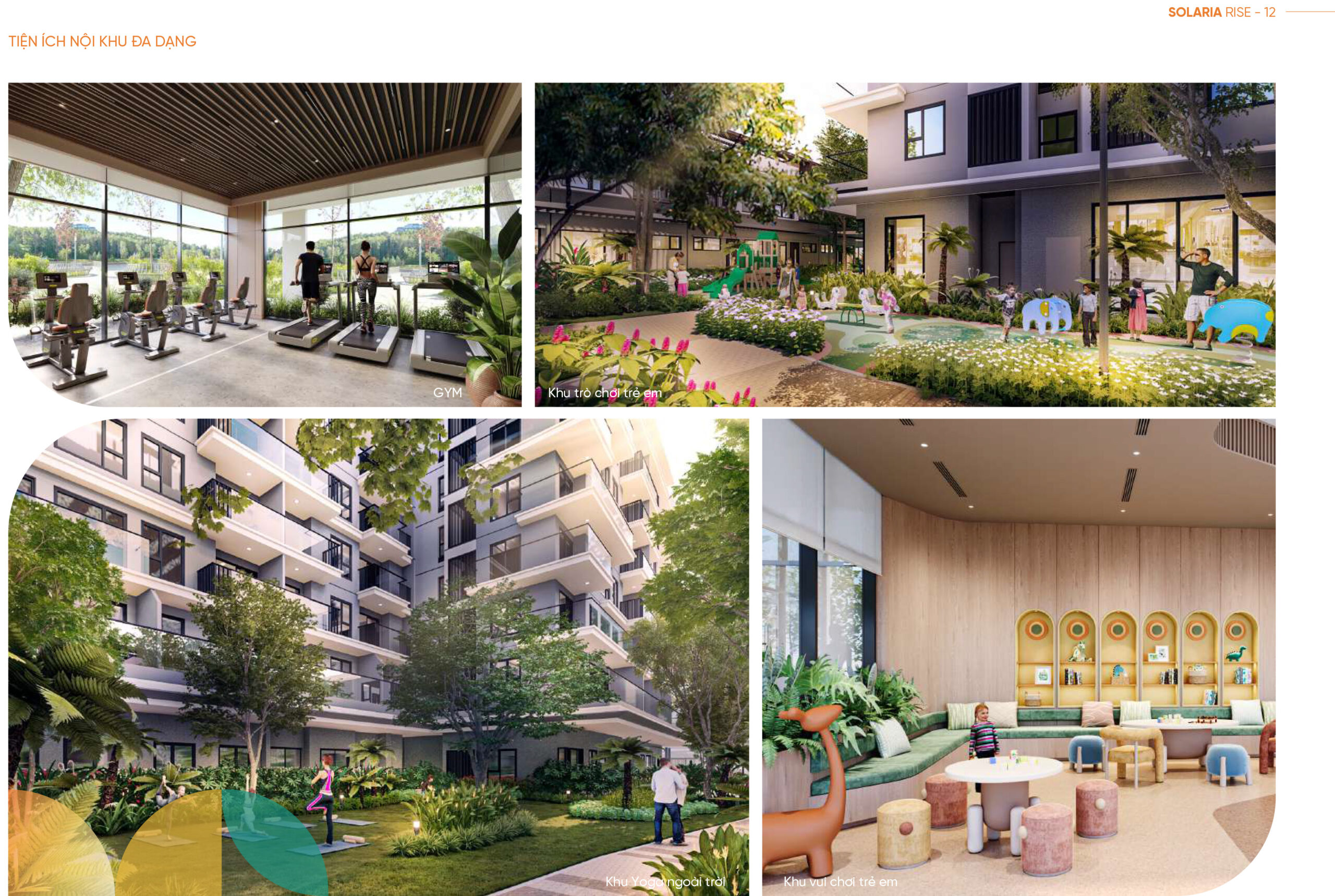 Phối cảnh - tiện ích Solaria Rise