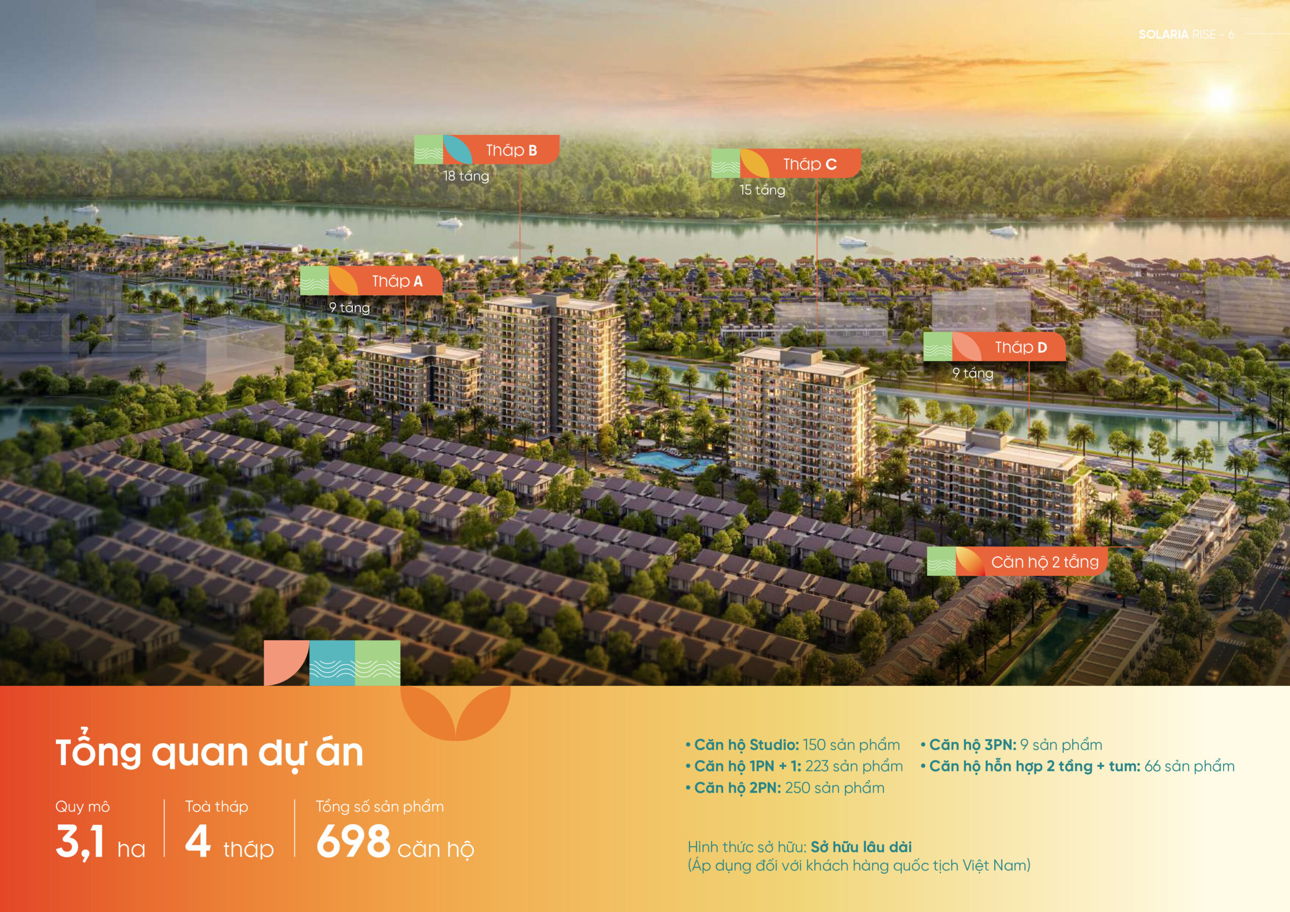 Tổng mặt bằng Solaria Rise