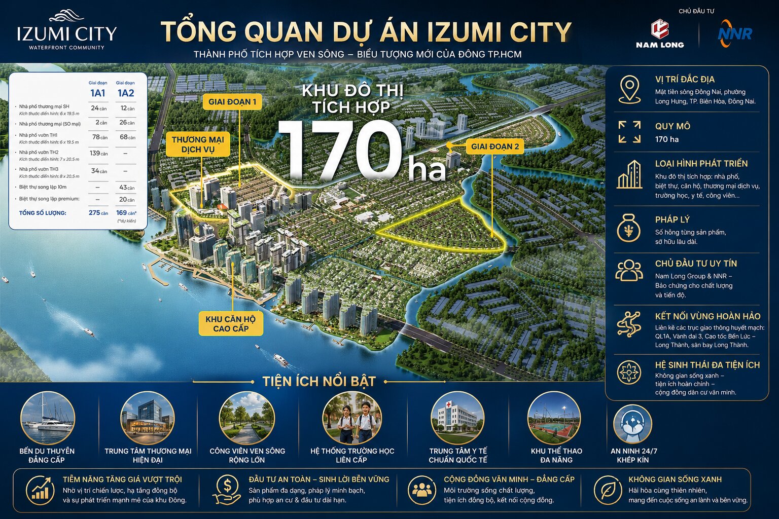 Tổng quan dự án Izumi city