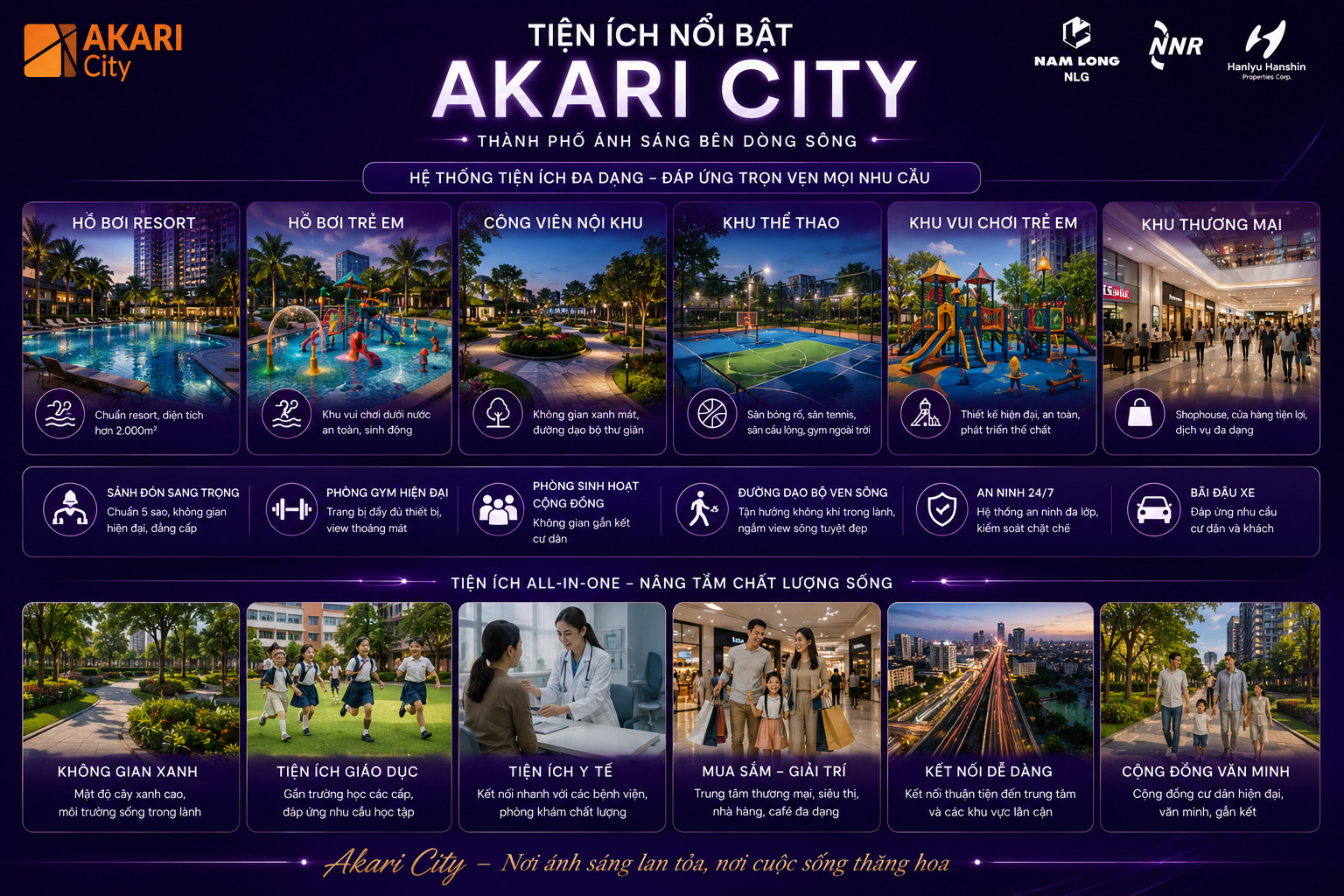 Tiện ích Akari City