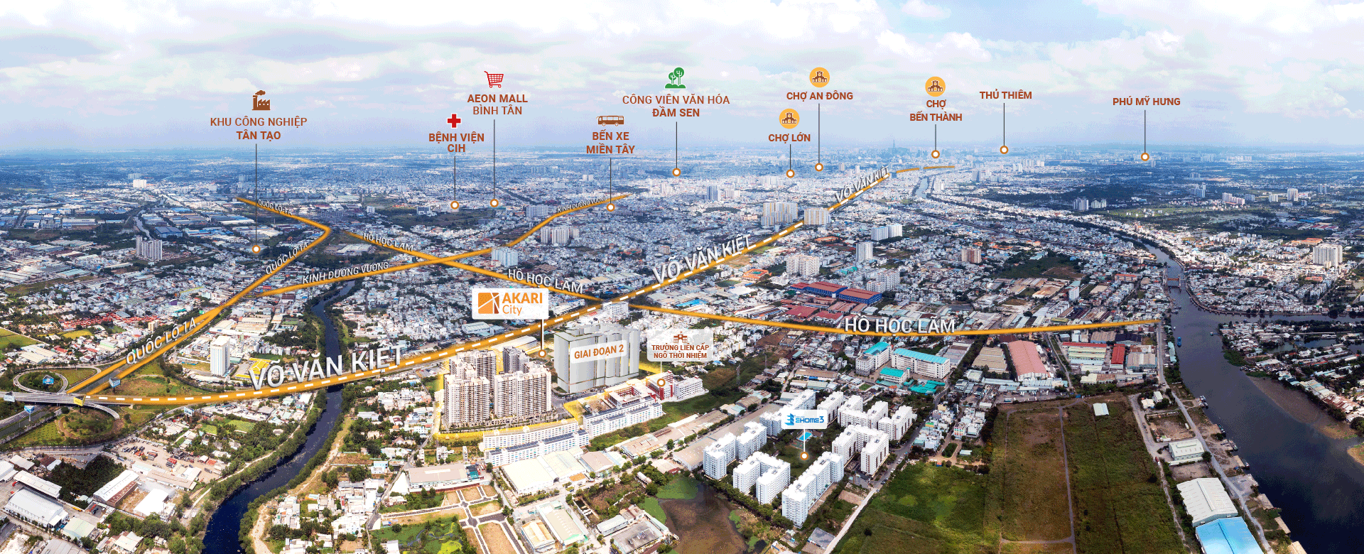 VỊ TRÍ AKARI CITY